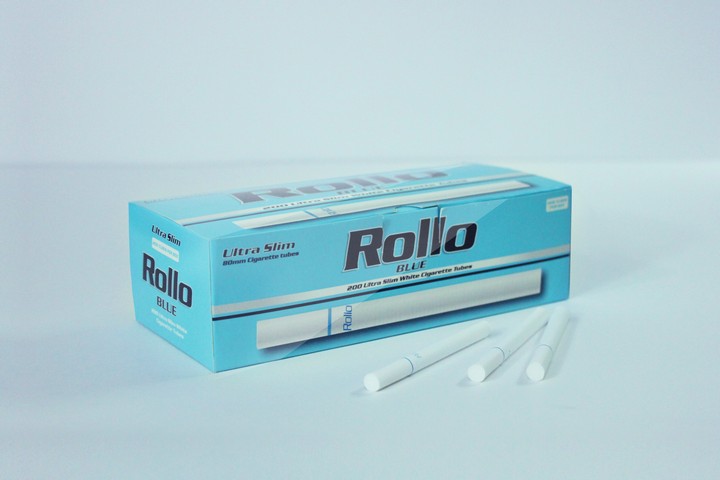  סיגריות טיובס ROLLO דגם BLUE אולטרה סלים 6.5 מ"מ 200 יחידות